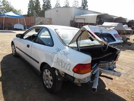 1998 HONDA CIVIC 2DR DX WHITE MT 1.6 A19002